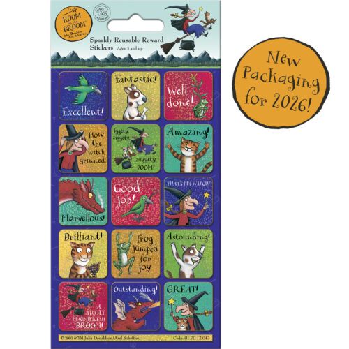 Room on the Broom Reward Sticker Pack