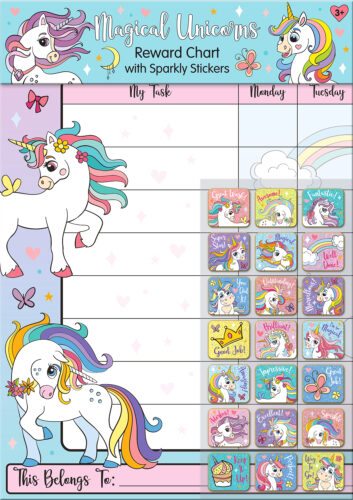 Magical Unicorns Reward Chart