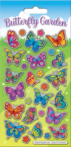 Butterfly Garden Sparkle Stickers
