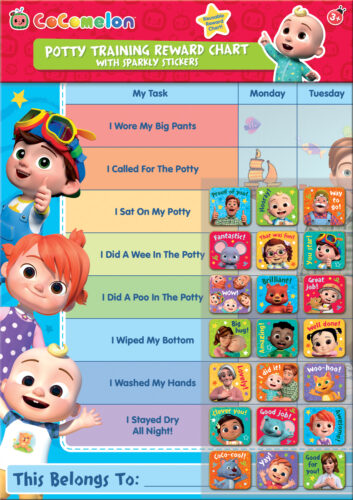 CoComelon Potty Training Reward Chart