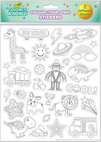 Crayola Colour-Your-Own Stickers (Cool Time)