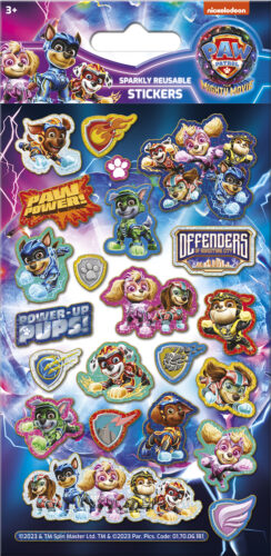 PAW Patrol The Mighty Movie Foiled Sticker Pack