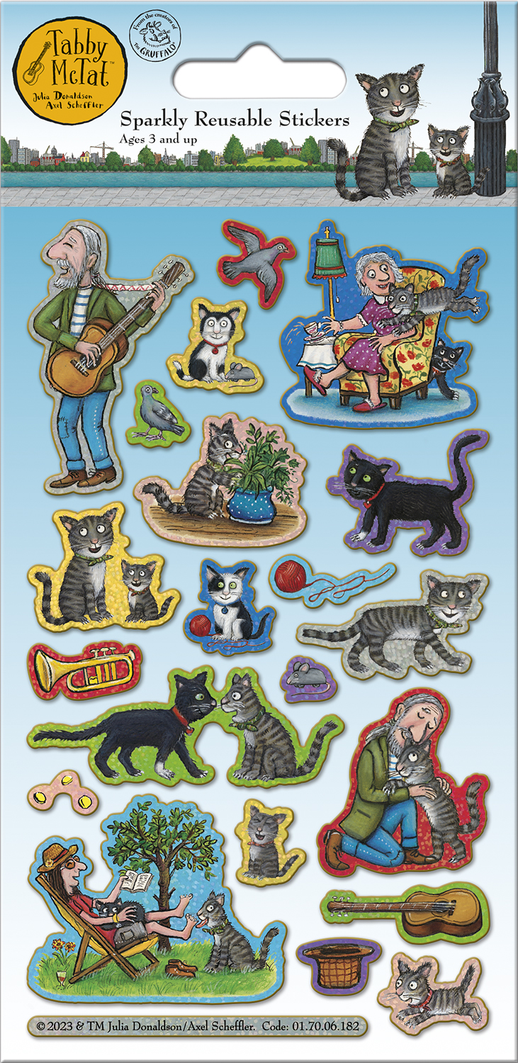 Tabby McTat Foiled Sticker Pack