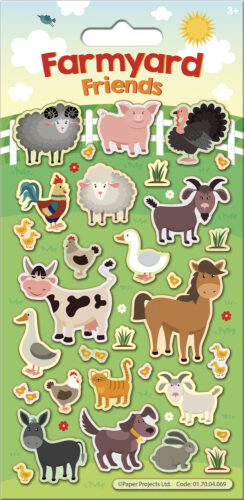 Farmyard Friends Sparkle Stickers