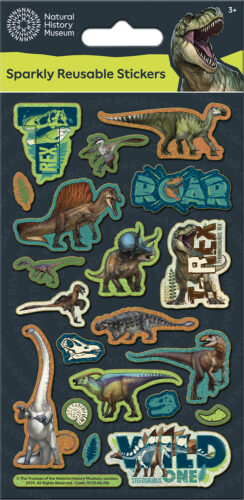 NHM Dinosaurs Foiled Sticker Pack