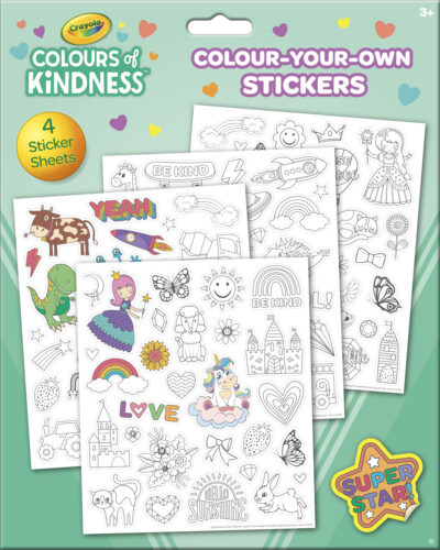 Crayola Colour-Your-Own Stickers in Wallet