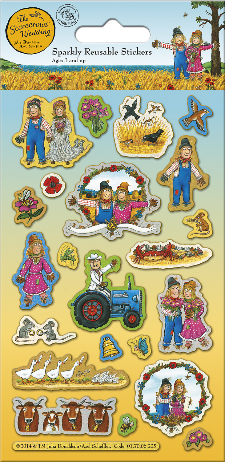 The Scarecrows' Wedding Foiled Sticker Pack