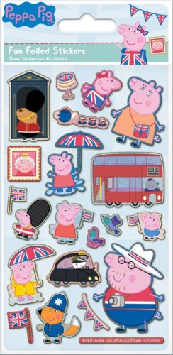 Peppa Pig Glorious Britain Foiled Sticker Pack