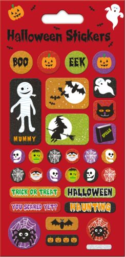 Halloween Red Foiled Sticker Pack