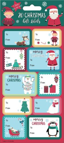 North Pole Christmas Gift Labels