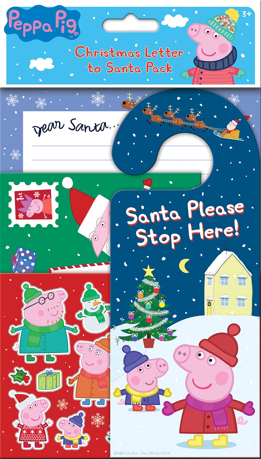 Peppa Pig Christmas Letter to Santa Pack