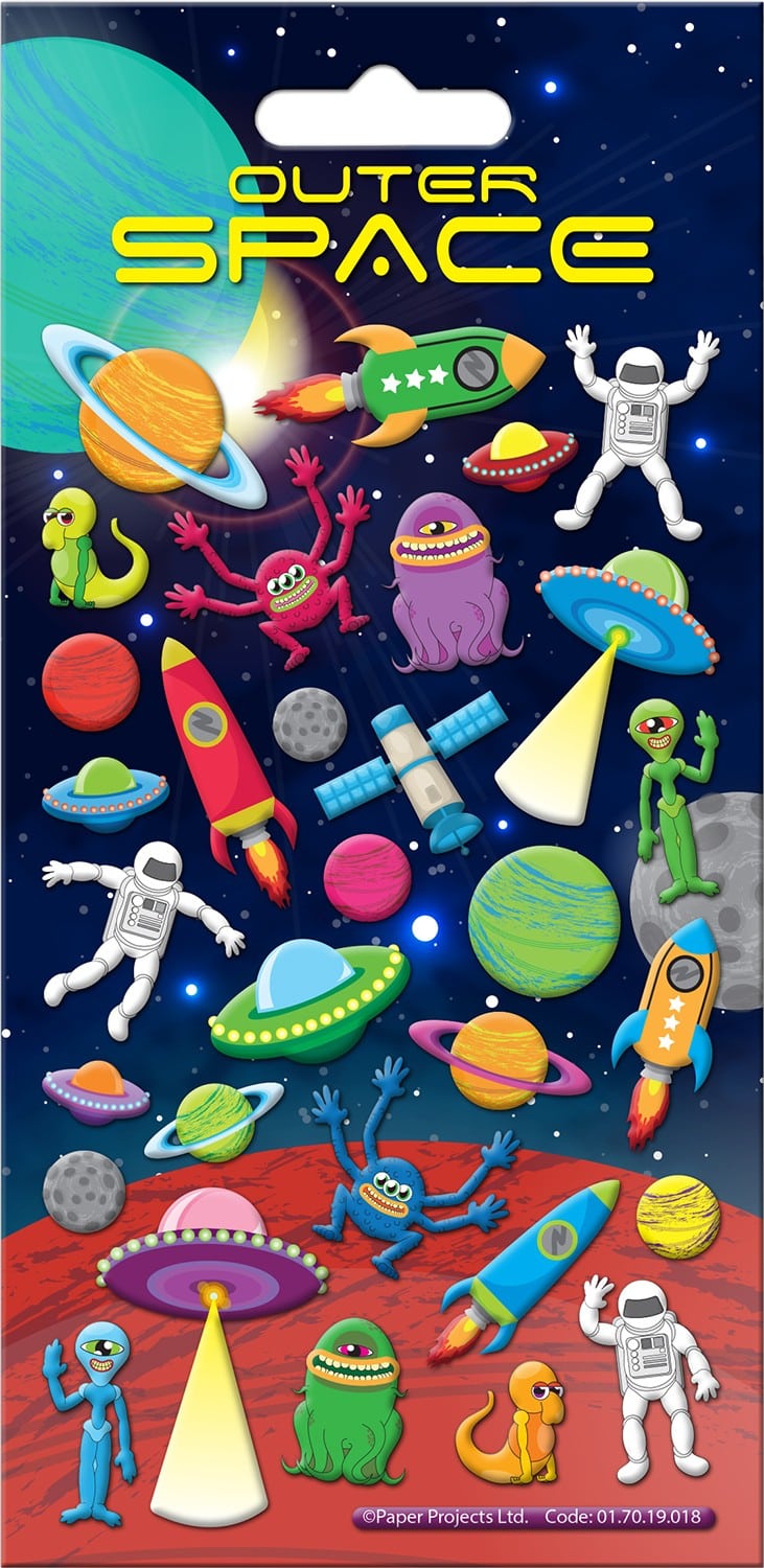 Outer Space Kidscraft Stickers