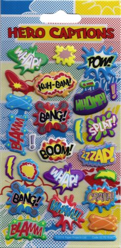 Hero Captions Kidscraft Stickers