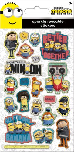 Minions: The Rise of Gru Foiled Sticker Pack