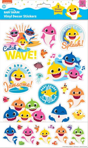Baby Shark Vinyl Decor Stickers