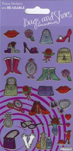 Bags and Shoes Sparkle Stickers