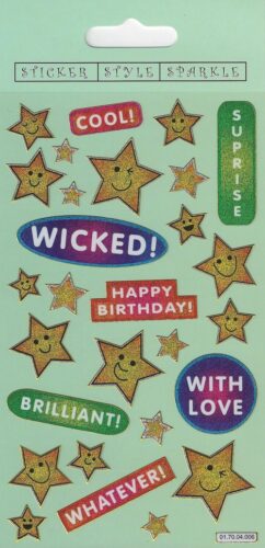 Wicked Stars Sparkle Stickers