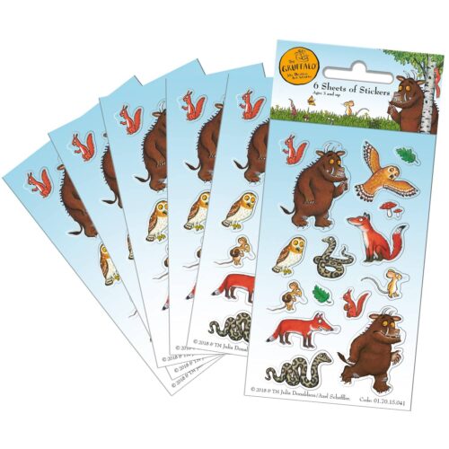 The Gruffalo Party Sticker Pack - 6 sheets